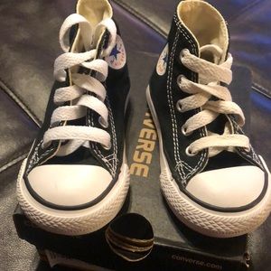 Converse infant size 5 black
